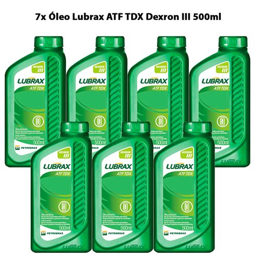 kit-7-unidades-oleo-lubrax-atf-tdx-dexron-iii-500ml